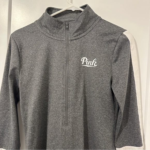 Victorias Secret PINK Ultimate Half Zip Pullover Track Jacket Size Small Women’s - Picture 4 of 9